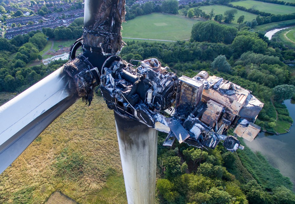 Incendio Aerogenerador
